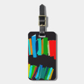 色付きの階段 ラゲッジタグ (正面縦)