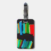 色付きの階段 ラゲッジタグ (裏面縦)