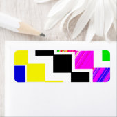 色付きの階段 ラベル (インサイチュ)