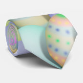 色付きイースターエッグの背景 ネクタイ (ロール)