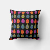 色付きイースターエッグパターン クッション (裏面)