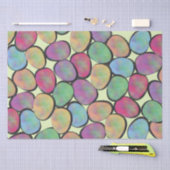 色付きイースターエッグ 薄葉紙 (クラフト)