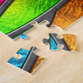 色付きガラスパターン3Dテクスチャ ジグソーパズル (側面)