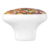 色付きキャンディスプリングクステクスチャテンプレート セラミックノブ (側面)