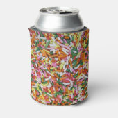 色付きキャンディスプリングクステクスチャテンプレート 缶クーラー (缶裏面)