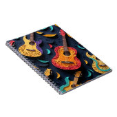 色付きギターパターン ノートブック (右側)