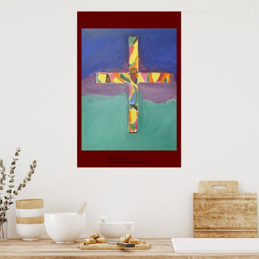 色付きクロス ポスター (キッチン)