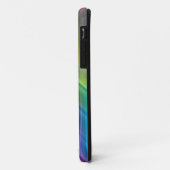 色付きグラデーションのレイ – 青 Case-Mate iPhoneケース (裏面/左)