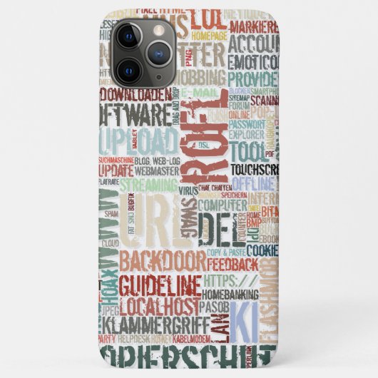 色付きコンピューター辞典 Case-Mate iPhoneケース (裏面)