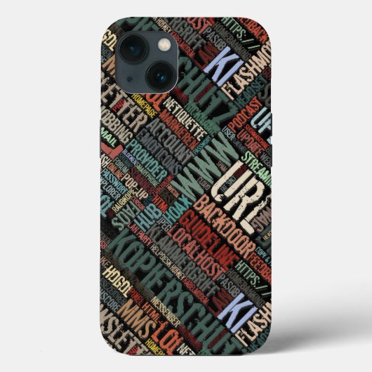 色付きコンピューター辞典 Case-Mate iPhoneケース (裏面)
