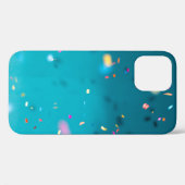 色付きコンフェットの数々の選択的フォーカス撮影 Case-Mate iPhoneケース (裏面 (横))
