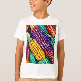 色付きコーン Tシャツ