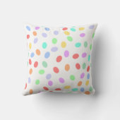 色付きドットのクッション クッション (裏面)