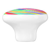 色付きドット旋回ドアノブ セラミックノブ (側面)