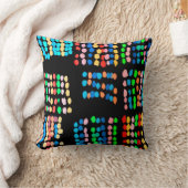 色付きドット クッション (ブランケット)