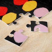 色付きドット ジグソーパズル (側面)