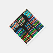 色付きドット スタンダードカクテルナプキン (角)