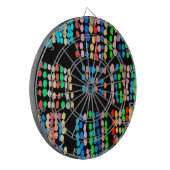 色付きドット ダーツボード (正面左)