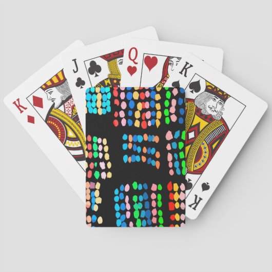 色付きドット トランプ (裏面)