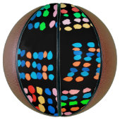 色付きドット バスケットボール (縦)