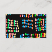 色付きドット 名刺 (裏面)