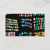 色付きドット 名刺 (正面)