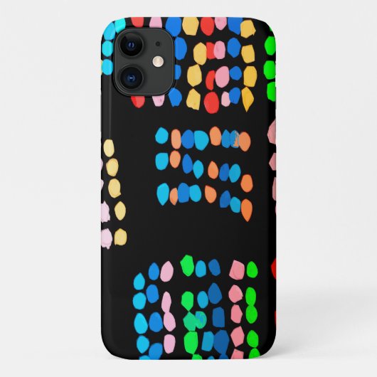 色付きドット Case-Mate iPhoneケース (裏面)