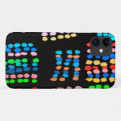 色付きドット Case-Mate iPhoneケース (裏面(横))