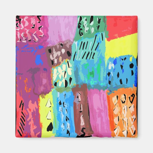 色付きパッチ マグネット (正面)