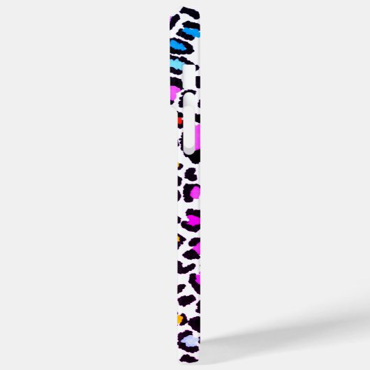 色付きヒョウ印刷 Case-Mate iPhoneケース (裏面 / 左)