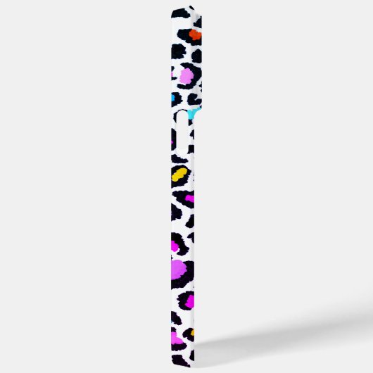 色付きヒョウ印刷 Case-Mate iPhoneケース (裏面 / 右)