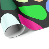 色付きフラットストーンモザイクI +あなたのアイディア ラッピングペーパー (ロールコーナー)