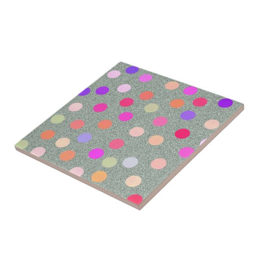 色付きポカドット タイル (側面)