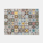 色付きモロッコタイル ドアマット (正面)