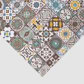 色付きモロッコタイル 薄葉紙 (詳細)