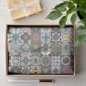 色付きモロッコタイル 薄葉紙 (ギフト)