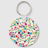 色付きワームのキーチェーン キーホルダー (裏面)