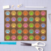 色付き前足 薄葉紙 (クラフト)