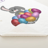 色付き卵のシャーパ毛布のバニー。 シェルパブランケット (3/4)