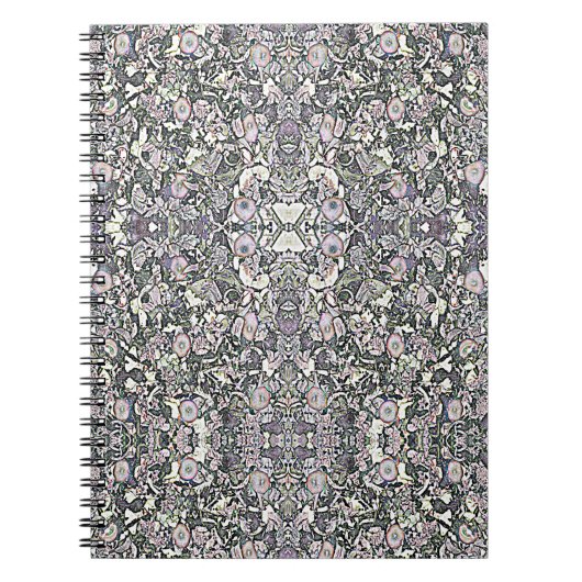 色付き図形パターンノートブック ノートブック (正面)