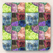 色付き岩 コースター (正面)