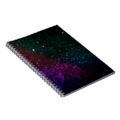 色付き抽象芸術ぼやけの背景 ノートブック (右側)