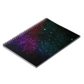 色付き抽象芸術ぼやけの背景 ノートブック (左側)