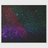 色付き抽象芸術ぼやけの背景 ラッピングペーパー (フラット)