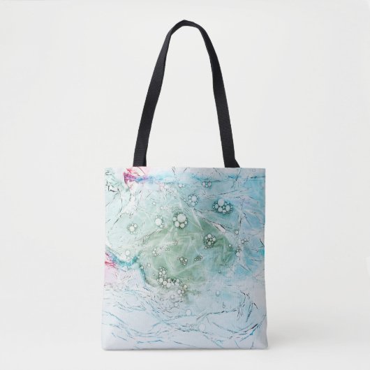 色付き数々の抽象芸術 トートバッグ (正面)