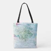 色付き数々の抽象芸術 トートバッグ (裏面)
