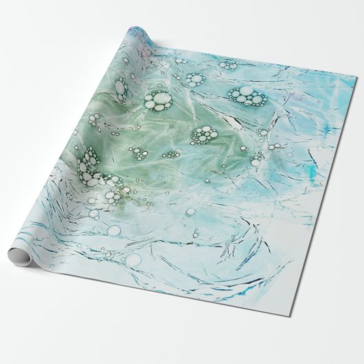 色付き数々の抽象芸術 ラッピングペーパー (アンロールド)
