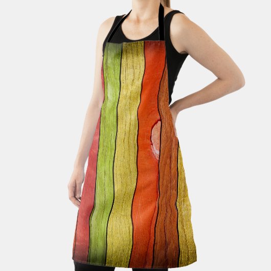 色付き木目テクスチャ、3Dイラストレーション3d、アブストラック エプロン (インサイチュ)