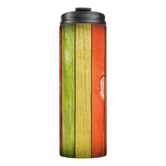 色付き木目テクスチャ、3Dイラストレーション3d、アブストラック タンブラー (正面)
