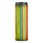 色付き木目テクスチャ、3Dイラストレーション3d、アブストラック タンブラー (裏面)